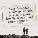 Your Friendship Is Decoupage Glass Tray - Wholesale Ben's Garden