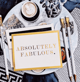 Absolutely Fabulous Greeting Card, Single Folded Signature C