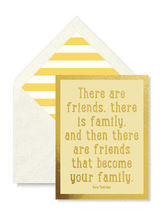 There Are Friends Blank Single Folded Greeting Card