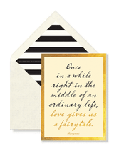 Once In A While Right Greeting Card, Single Folded Card