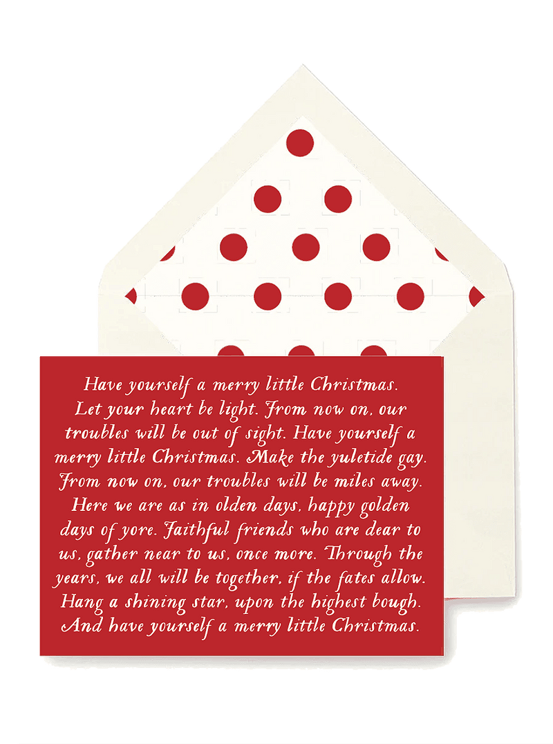 Copy of Min. Case Pack // Have Yourself a Merry Little Christmas Blank Single Greeting Card