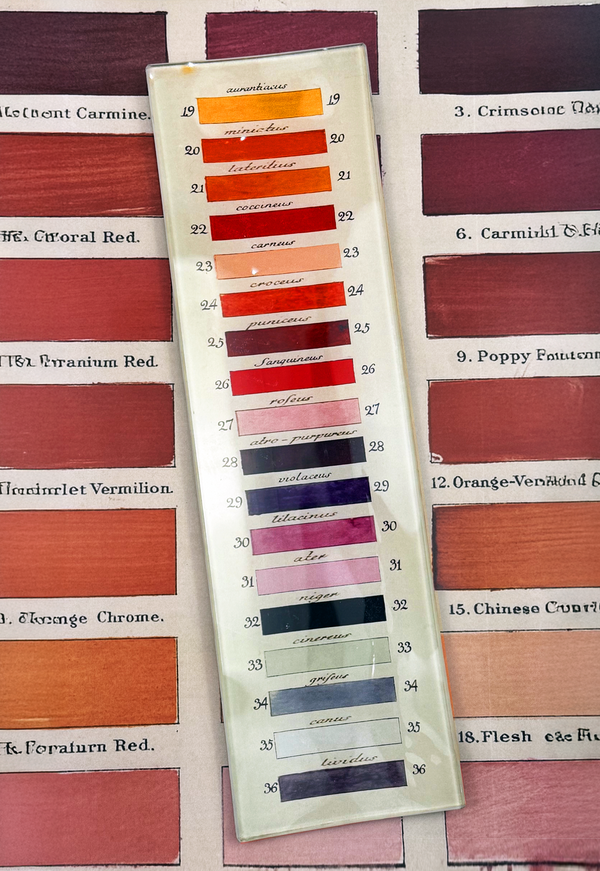 18-Paint Palette Decoupage Glass Tray