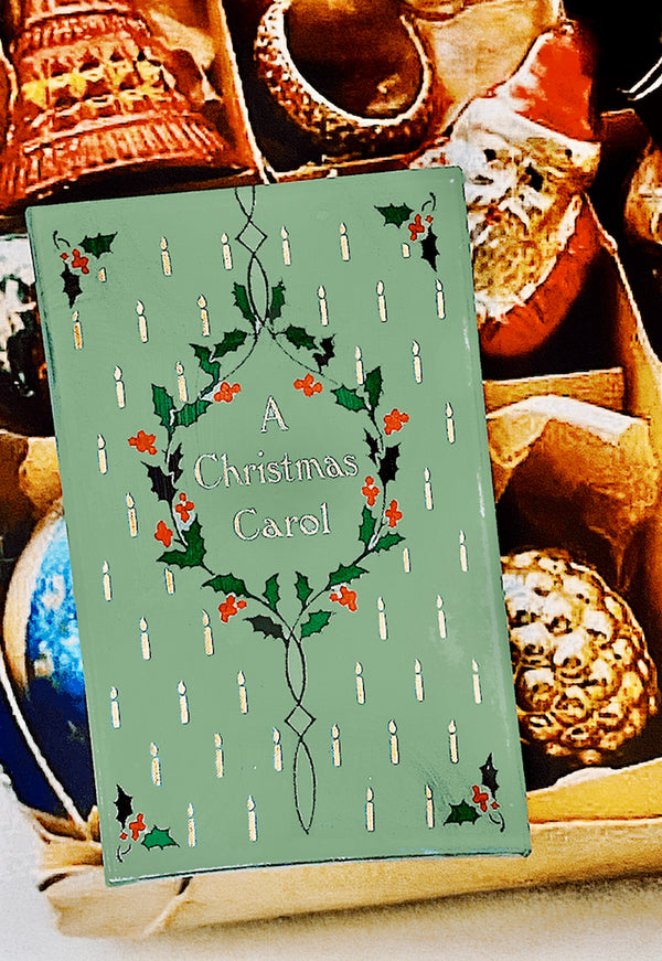A Christmas Story Vintage Book Cover Glass Decoupage Tray