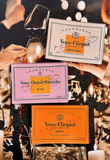 Vintage Veuve Clicquot Demi-Sec Decoupage Glass Tray