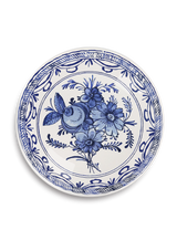 Blue and White Delft #1 Round Decoupage Tray
