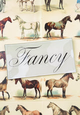 Fancy Script Decoupage Glass Tray