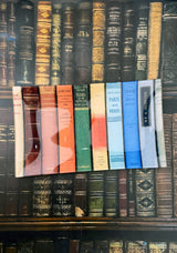 Library Reserve Decoupage Glass Tray