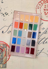 1890's Painter's Palette Decoupage Glass Tray