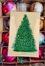Vintage Norway Spruce Decoupage Tray