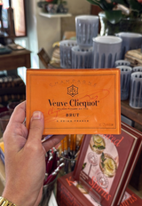 Veuve Cliciquot Brut (Orange) Decoupage Tray — Made in NYC
