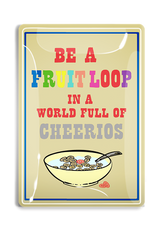 Be A Fruit Loop Decoupage Glass Tray