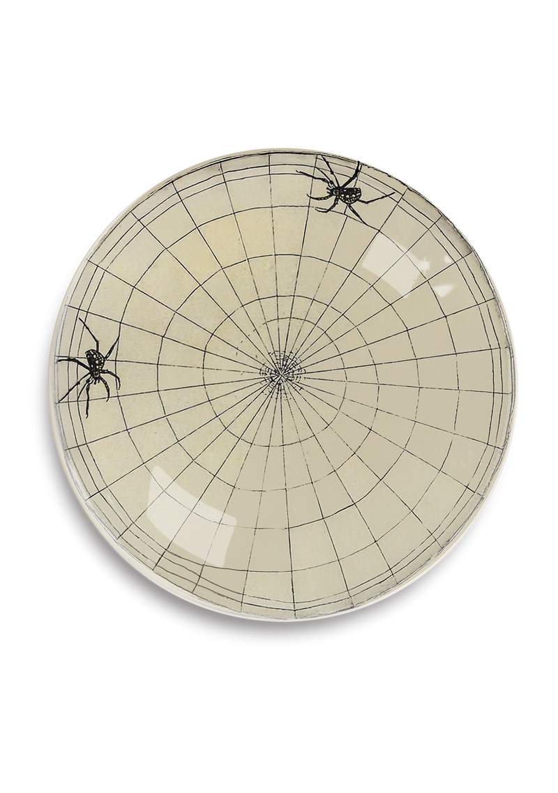 Spiders Web #2 Round Decoupage Tray