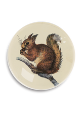 Squirrel Round Decoupage Tray