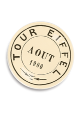 La Tour Eiffel Round Decoupage Tray