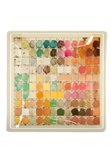 Watercolor Artist's Palette Decoupage Glass Tray