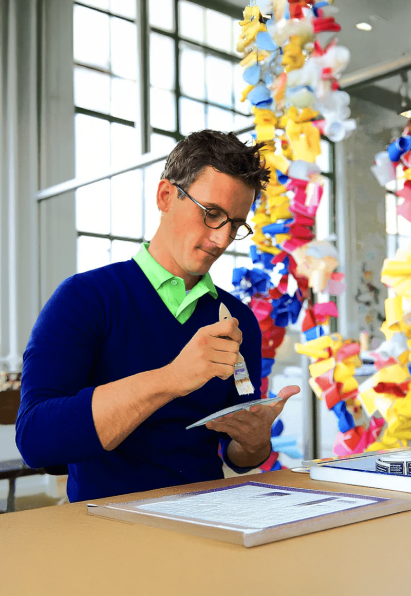 Vintage Dom Pérignon Rose Decoupage Glass Tray