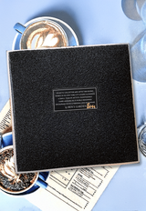 Joyeux Noel Wreath Decoupage Glass Tray