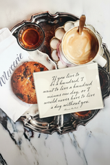 If You Live To Be A Hundred Decoupage Glass Tray