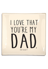 I Love That You're My Dad Decoupage Glass Tray