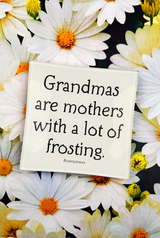 Grandmas Are Mothers Decoupage Glass Tray