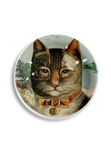 The Clever Cat Paperweight Crystal Dome Paperweight