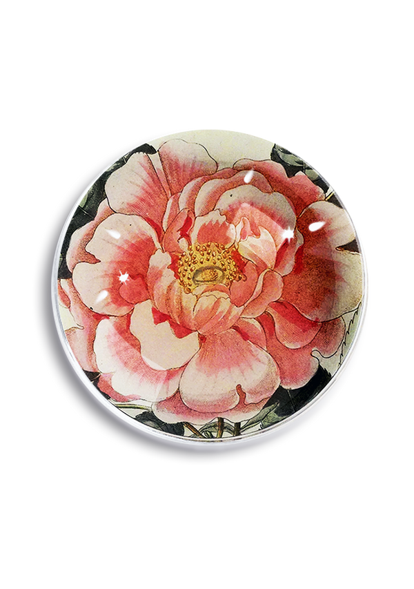 Jennifer Garner Peony Crystal Dome Paperweight