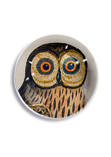 The Wide-Eyed Owl Crystal Dome Paperweight