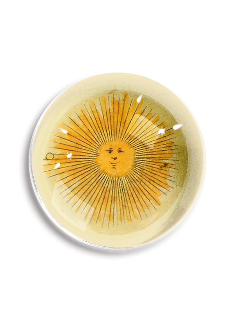 The Happy Sun Dome Paperweight // Min. Case/ 2