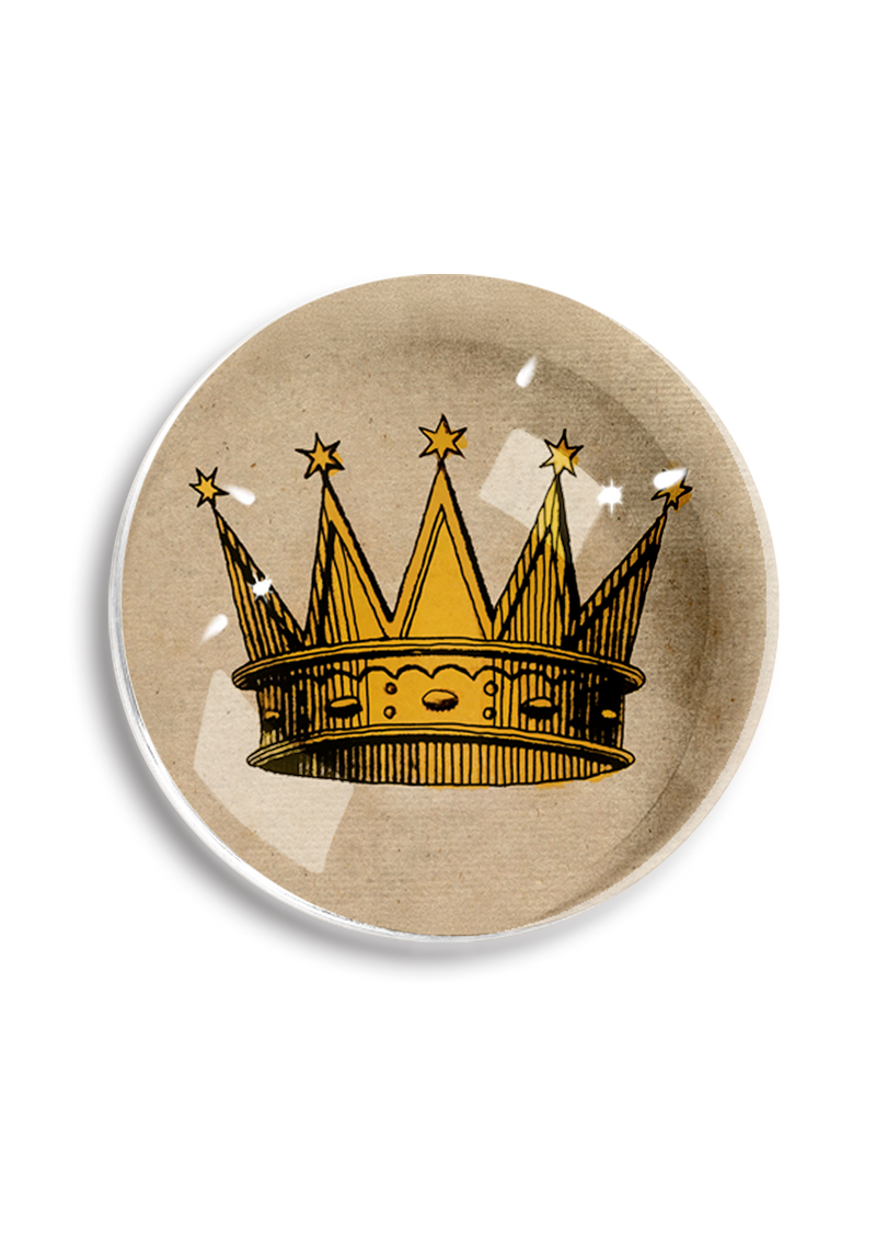 17th Century Sun Crown Crystal Dome Paperweight