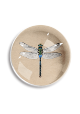 Emerald Green Crystal Dragonfly Dome Paperweight