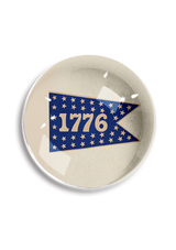 1776 Stars Heritage Pennant Crystal Dome Paperweight