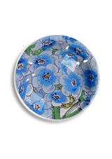 Forget-Me-Not Bouquet French Crystal Paperweight