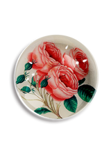 Three French Roses French Crystal Dome Paperweight