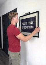 You'll Think Of Something Cut-And-Sewn Wool Felt Pennant Flag