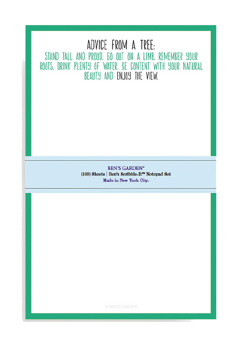 {2} Advice From A Scribble Notepad Set // Min. Case Pack of 6