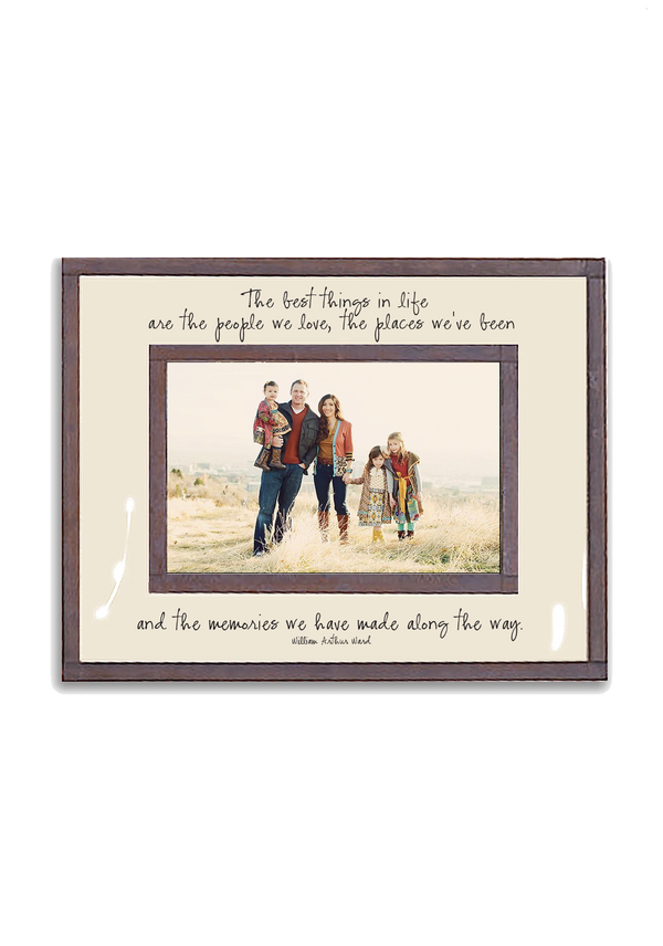 The Best Things In Life Copper & Glass Photo Frame