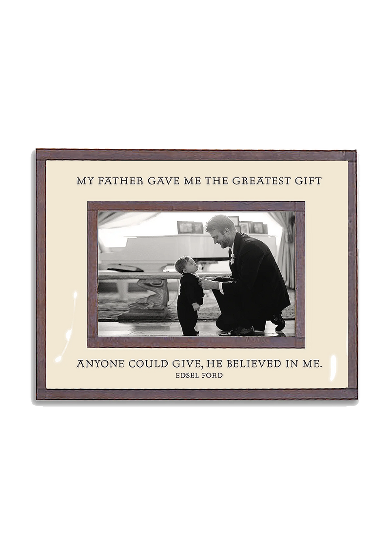 My Father Gave Me Copper & Glass Photo Frame