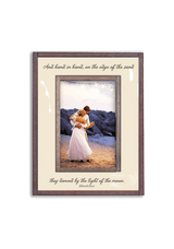 Hand In Hand, On The Edge Of The Sand Copper & Glass Photo Frame