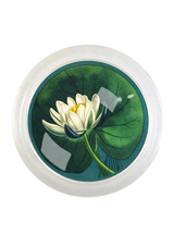 East Hampton Water Lily 4" Round Glass Coaster
