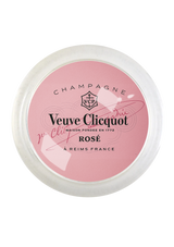 Veuve Clicquot Rose 4" Round Glass Coaster