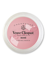 Veuve Clicquot Rose 4" Round Glass Coaster