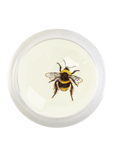 Honey Bee #1 4" Round Glass Coaster