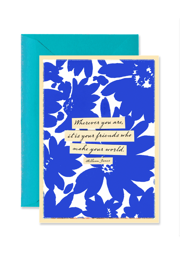 Min. Case 6 // Wherever You Are Blank Folded A7 Greeting Card