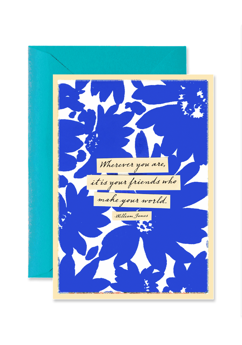 Min. Case 6 // Wherever You Are Blank Folded A7 Greeting Card