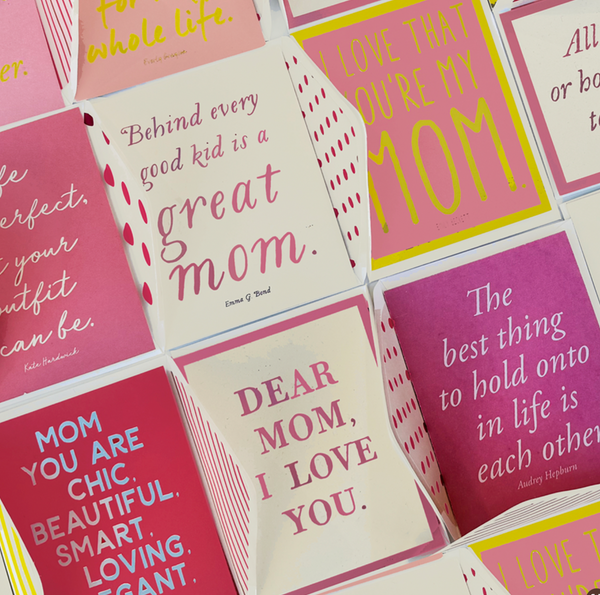 Min. Case Pack // Behind Every Good Kid Is A Great Mom Greeting Card, Single Folded Card