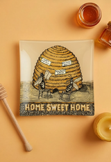 Hive & Hearth Golden Apiary Beehive Decoupage Tray
