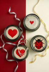 My Heart Is Full 4" Round Glass Coaster