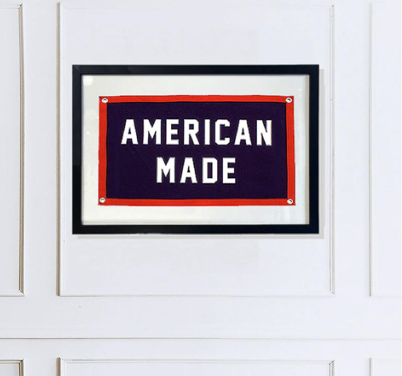 American Made Cut-And-Sewn Wool Felt Pennant Flag - Wholesale Ben's Garden 