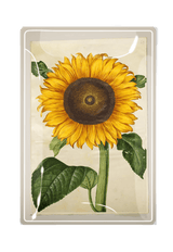 Bright Yellow Sunflower Decoupage Glass Tray - Wholesale Ben's Garden 