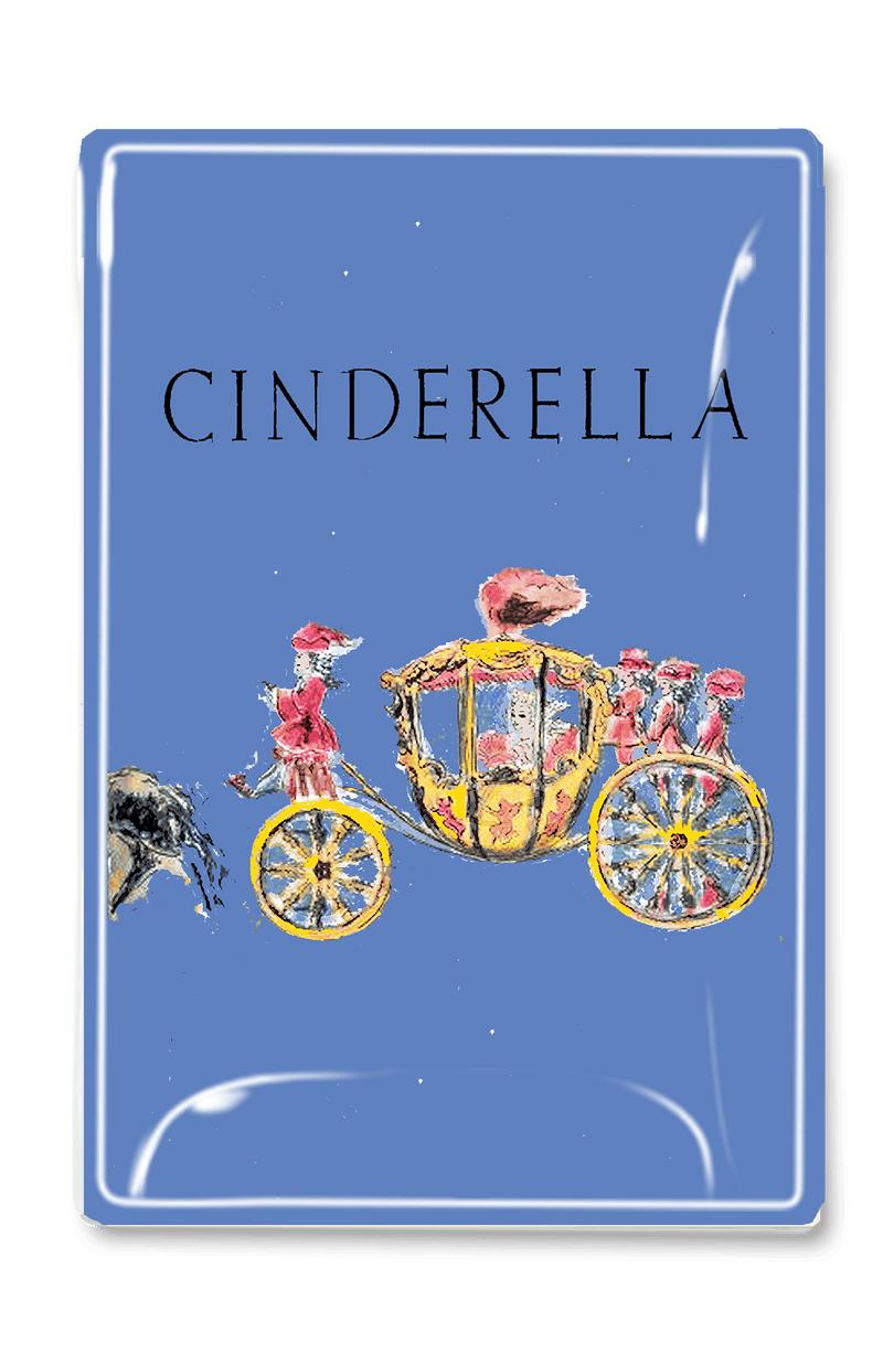 Cinderella Vintage Jacket Decoupage Glass Tray - Wholesale Ben's Garden 